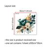 Oferta variedad original de color flor verde autoadhesivas para inodoro serie CH pegatinas de pared decorativas para baño al por mayor