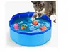 Cubo plegable cuadrado Tina de baño Piscina Lavapiés Arenero para gato Aplicación de pegatinas Transfronterizo temu Etiqueta Artículos en stock Hogar