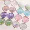 Parche de Joyería Acrílica de Estrella de Mar y Concha de Aurora Colorida de Ensueño Accesorios para Pendientes y Llaveros DIY