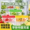 Caja Desodorante Colgante para Refrigerador, Dispositivo de Purificación y Conservación de la Frescura, Eliminador de Olores para Refrigerador, Desodorante para el Hogar