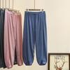 Novo verão versão coreana de 200kg MM gordo fino seda gelada calça Harlan calças bloomers plus size feminina 2465