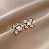 Pendientes Flor de Perla con Efecto Gota de Aceite Edición Especial de Moda para Mujer, Diseño Único, Versátiles y Elegantes, Pendientes al por Mayor