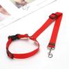 Cinturón de Seguridad para Mascotas de Coche, Cuerda de Protección Fija para Perros y Gatos en el Coche, Cadena de Perno con Hebilla Trasera Ajustable, Correa de Tracción para Perros