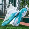 Dropshipping Amazon transfronteiriço de novos tênis de futebol masculinos, de cano alto, com travas longas e travas curtas, para tênis esportivos de treinamento para adolescentes e meninos