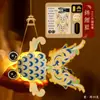 Festival del Medio Otoño Linterna de Bambú Imitación Conejo Año de la Serpiente Linterna Puesto de Mercado Nocturno Linterna Portátil para Niños Juguete DIY Hecho a Mano
