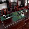 Bandeira de Mesa em PVC Bandeira Zen de Chá Tapete de Chá Impermeável Anti-Queimadura Tapete de Mesa de Centro Toalha de Mesa de Chá Tapete Isolante Tapete Cortável