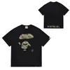 Dropshipping Marca de Moda High Street 240g Camiseta Cartoon de Alta Qualidade Manga Curta Comércio Exterior Atacado Transfronteiriço Unissex Top Camiseta Tendência