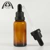 Fábrica en stock Botella de aceite esencial con gotero marrón de 10 ml a 100 ml Botella de aceite esencial marrón Botella de aceite esencial Botella de vidrio