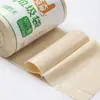 Sacos de Lixo, Sacos Plásticos Espessos na Cor Creme com Alças, Resistentes a Rasgos, Sacos de Lixo Grandes Estilo Colete para Cozinha e Escritório
