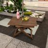 Mesas y Sillas de Ocio, Mesa de Café Pequeña, Mesa de Té, Mesa Auxiliar de Madera Maciza, Mesa Cuadrada, Mesa Larga, Conjunto de Mesa y Sillas Plegables, Nuevo Producto para Patio y Balcón