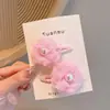 Dulces pasadores de flores para el cabello de niños para niñas, pinzas BB para patillas y flequillo lateral, lindos accesorios para el cabello de bebé