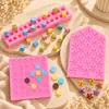 Moldes de Silicone de Números e Letras para Fondant Inglês e Árabe, Decoração de Bolo de Chocolate, Moldes de Resina
