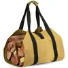 Bolsa de Lona para Lenha Mais Vendida no Exterior Bolsa Grande para Armazenamento de Lenha Bolsa de Ferramentas Bolsa para Lenhador Bolsa Resistente ao Desgaste para Transporte de Lenha