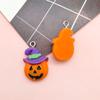 Colgante de resina de Halloween murciélago colgante de calabaza creativo accesorios para llavero DIY fantasma