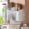 Portapalillos de acero inoxidable, estante de almacenamiento de cocina, estante de cocina multifuncional, no requiere taladro
