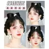 Bow Wig Fluffy Ball Hair Clip Mulheres Costas da Cabeça Hair Clip Headdress Hair Clip One-piece Duckbill Clip