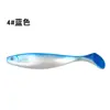 70g/23.5cm Grande T-tail de Sereia isca de mar profundo 8 cores Material PVC Isca Macia isca de pesca em mar Weihai equipamentos de pesca