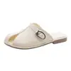 Sandalias Romanas de Playa de Moda Casual con Suela Suave Elegante, Modelo Nuevo de Moda 2026, Pantuflas Cerradas de Verano para Mujer para Exteriores, Versátiles