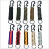 Llavero Escarabajo Negro multicolor opcional cuerda de paraguas para exteriores cinturón tejido abridor de botellas llavero fabricante en stock venta directa