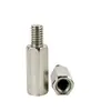 En Stock Acero Inoxidable 304 Columna de Tornillo Hexagonal de Paso Único M4-M6 Columna de Aislamiento para PCB Columna de Conexión de Paso Único
