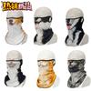 Mascarilla de Protección Solar para Hombres, Máscara Facial para Motociclismo, Polaina para el Cuello con Temática de Animales, Pañuelo para la Cabeza con Cuelgaorejas, Protección UV, Parasol, A prueba de Viento