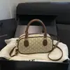 Bolsa com Estampa Retro Feminina Cor Clássica Color Block Versátil Bolsa de Ombro Textura PU Bolsa de Mão para o Dia a Dia Bolsa Transversal Feminina de Comércio Exterior