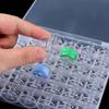 16 Rejillas, 25 Rejillas, 36 Rejillas, 60 Rejillas, Caja de Almacenamiento de Bobinas de Plástico Transparente, Caja de Núcleo de Bloqueo Universal para Máquina de Coser Doméstica de Cama Plana