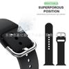 Adecuado para Correas de Apple iWatch con Hebilla Plateada, Correas de Reloj de Silicona de un Solo Color, Pulseras de Repuesto Unisex, Ventas Directas de Fábrica