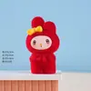 Novos Adornos de Carro Fofos de Pelúcia Flockada, Acessórios Populares DIY para Artesanato, Pendentes e Decorações