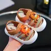 Sandalias de Verano para Bebés Niños Niñas Verano Brillantes de Plástico Anti-orina Suela Suave Antideslizantes para Caminar Niños Pequeños Sandalias de Bebé 01-2