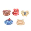 Desenhos Animados Linhas Pequenos Animais Fofo Feito à Mão DIY Acessórios para Joias Cola Creme Resina Pequenos Acessórios Material para Presilha Pacote
