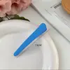 Pinza de pato esmerilada al por mayor, pinza lateral, pinza para flequillo, pasador de maquillaje, pasador sin costuras DIY, accesorios para el cabello coreanos para mujer, pasador