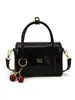 Bolso Bandolera de Moda para Mujer 2025 Nuevo Otoño Coreano de Nicho Bolso Pequeño Bolso de Hombro de Mano Color Sólido Bolso Cuadrado Pequeño