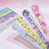Sanrio regla de unicornio de dibujos animados linda 15cm regla recta de onda traje de papelería para estudiantes pequeños regalos comercio exterior