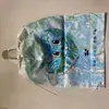 Bolsa Tote Pe Estampada Colorida com Abertura de Cordão e Fechamento de Cordão Mochila