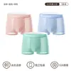 Cueca masculina de seda gelo acetinada sem costura, boxer de seda de amoreira antibacteriano de luxo de alta qualidade para homens, novo modelo 2026