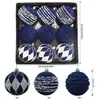 Bola de Navidad Afelpada de 8CM Adorno para Árbol de Navidad Bola de Plástico Pintada Decoración Navideña con Pedrería Bola de Navidad Afelpada