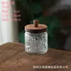 American Acacia Wood Carved Mason Storage Jar Cozinha Selada Coarsegment Garrafa Selada Transparente Mason Garrafa De Vidro Selada