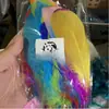Material DIY Pluma de Martín Pescador Imitación: 50 Plumas de Ganso Flotantes de Alta Calidad, Medianas a Grandes, con Base de Pluma de Martín Pescador Teñida, Piezas Azules