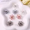 Suministro Exclusivo Transfronterizo para Xiaohongshu: Cuentas de Cristal de Flor Brillante de Cinco Pétalos Accesorios Decorativos Hechos a Mano para Pendientes DIY
