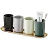 Vaso de Enjuague Bucal Lujoso y Elegante para Uso en Casa, Portacepillos de Dientes para Parejas, Vaso Dental, Vaso para Lavarse para Estudiantes
