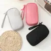 Yiwu Fabricante de Maletas Bolsa para Guardar Cables de Datos Bolsa Digital de Doble Capa Bolsa para Cables de Datos Bolsa de Almacenamiento Transfronteriza con Logo