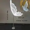 Accesorios para Bodas Alas de Mariposa Brillantes Colgante Decoración de Techo Araña de Boda Pasarela Hierro Forjado Guía de Camino Adornos