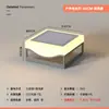 Lámpara Solar de Pilar Impermeable para Exteriores de Doble Propósito, Lámpara de Paisaje para Patio, Lámpara de Pilar para Valla de Jardín Exterior de Villa