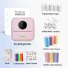 Mini Impresora Transfronteriza Pequeña Portátil Mini Bolsillo Etiqueta Foto Error Térmica Bluetooth