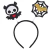 Faixas de Cabeça de Halloween Transfronteiriças em Estoque na Fábrica, Acessórios de Cabelo Divertidos para a Primavera, Abóbora, Fantasma, Morcego, Aranha Adereços para Festa de Fotos