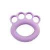 Anillo de agarre para dedo de silicona, entrenador de dedos con forma de pata de gato, dispositivo de agarre para masaje de ejercicio de rehabilitación, disponible en varios colores
