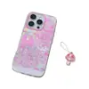 Funda Rosa Girly para Sofá Melody Adecuada para Teléfono Móvil Apple 16Promax Iphone15 Colgante de Dibujos Animados 14 Coreano 13