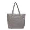 Bolso de mano casual ligero de gran capacidad para mujer, bolso de hombro minimalista urbano para el día a día, bolso tote artístico simple estilo japonés