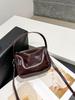 Couro de Vaca Camada Superior Cera de Óleo Ombro Transversal Bolsa Feminina Moda Feminina Simples Compras Bolsa Shell Prática Zíper Couro Macio